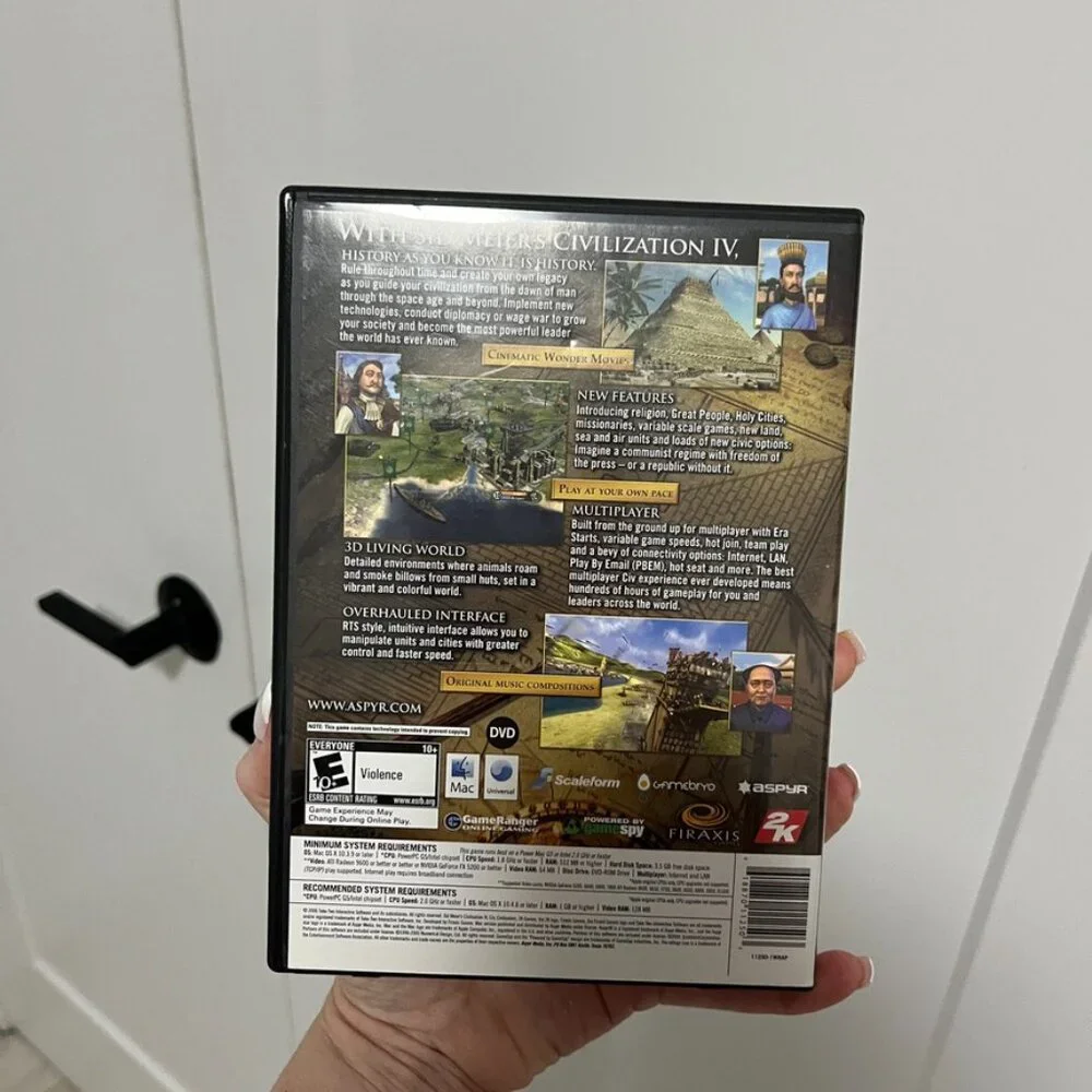 Civilization IV Mac DVD Video Game